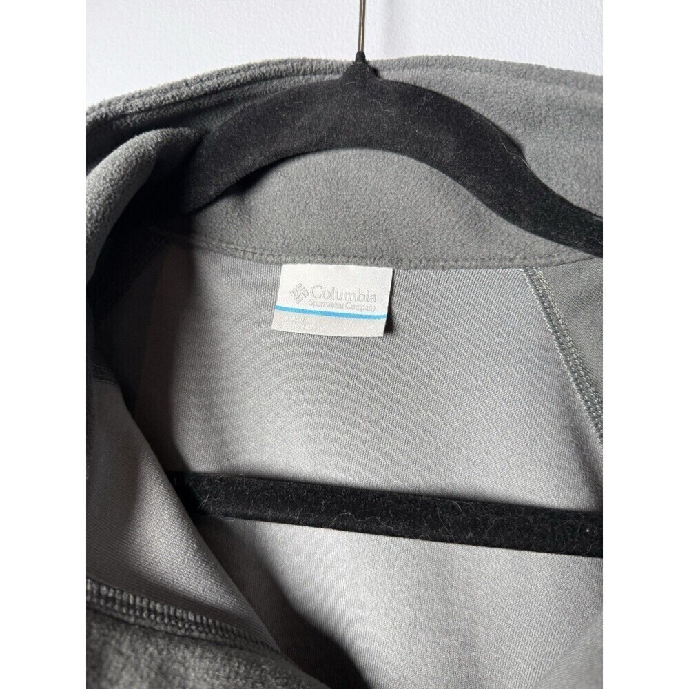 Columbia Life Point 1/4 Zip Fleece Men’s Dark GR & Gray Two Toned Size Small NEW - Picture 5 of 8